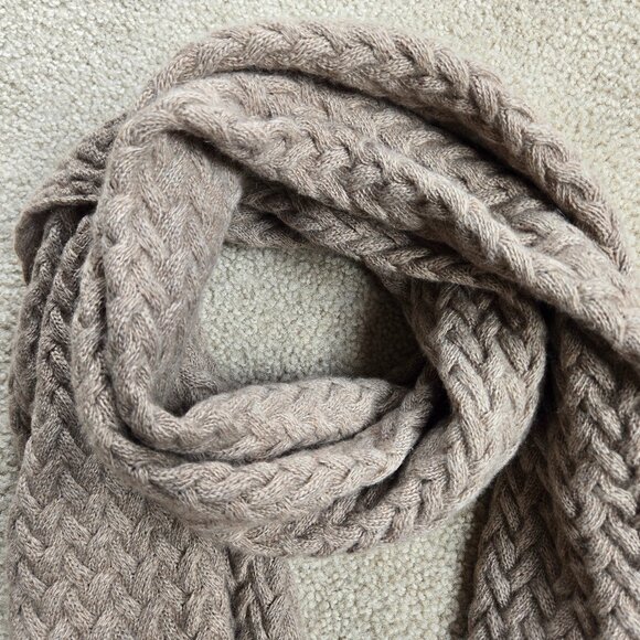 Portolano Thick Oversized Cashmere/Silk/Wool Scarf - Picture 1 of 11